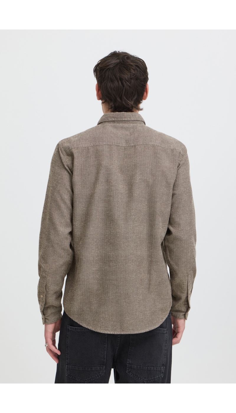 Chemise Chevron Marron BHCOBRA BLEND - 3 | TOPS